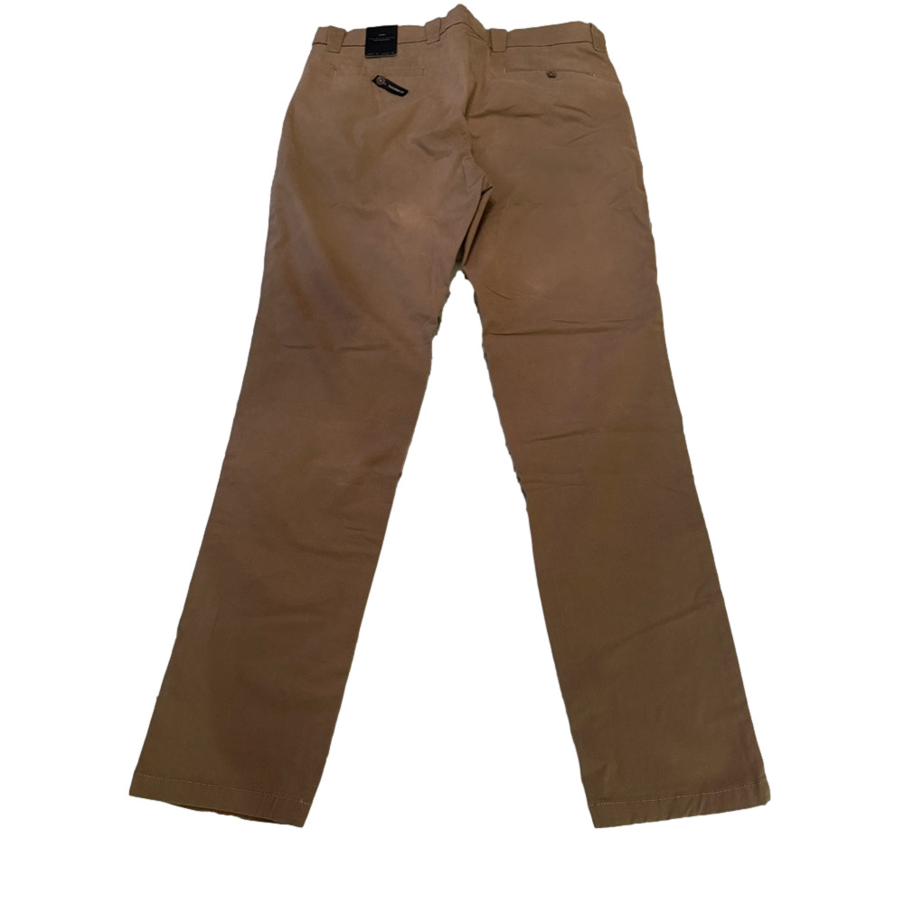 NWT The Men’s Store at Bloomingdale’s Tailored Fit Chino Pants 36W x 32L Brown - Picture 7 of 12